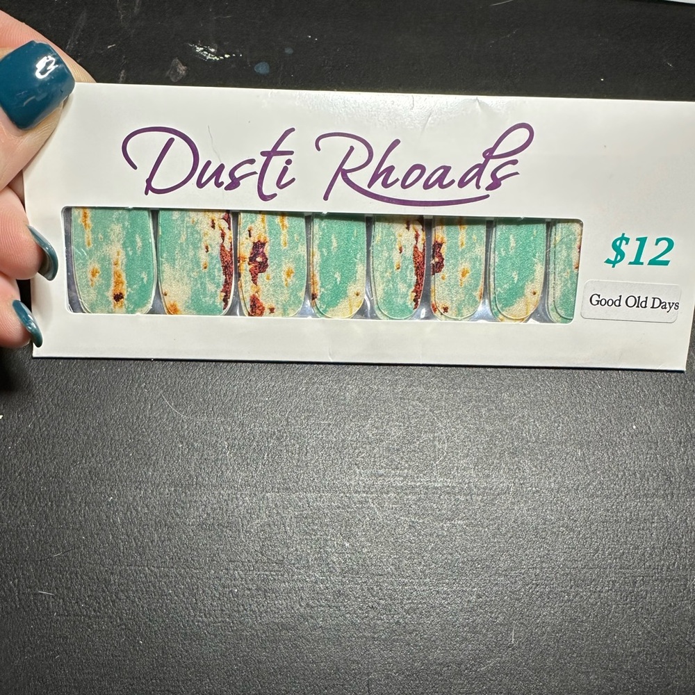 Dusty Rhoads nail stickers “Good Ole Days”